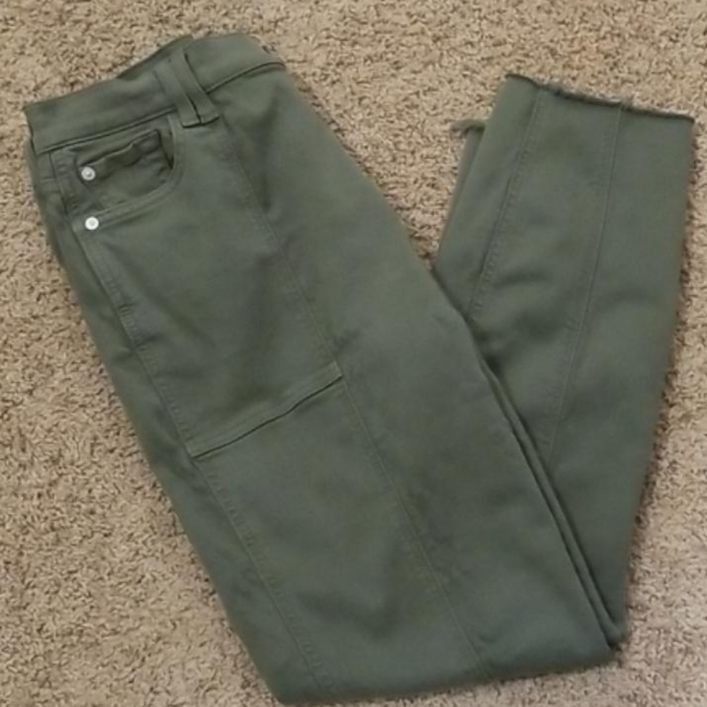 7 for All Man Kind Ankle Jeans, Size 31
